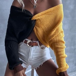 Crop sweater
